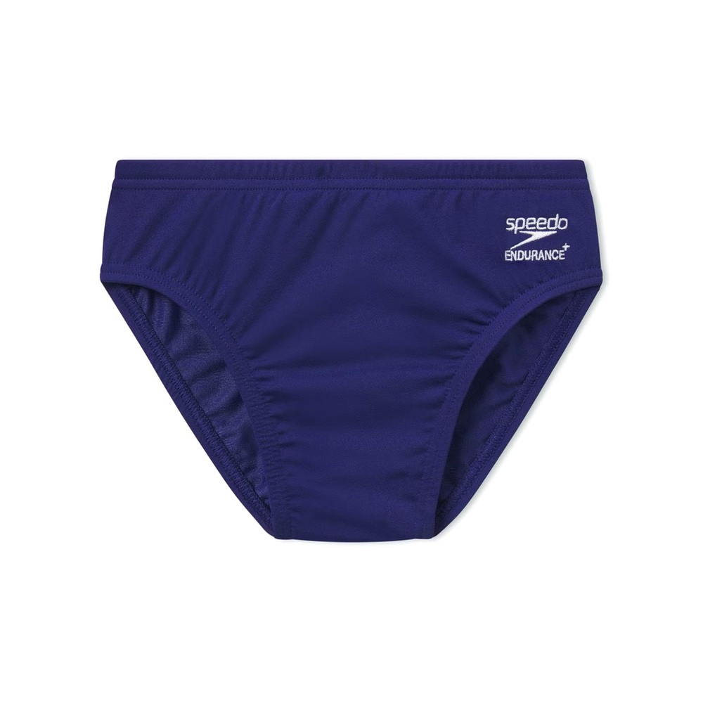 A Speedo Endurance + Kids Fully Lined Swim Brief.